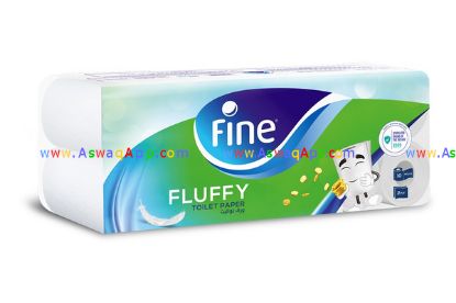 Picture of Fine Fluffy, Toilet Paper, 200 Sheets - Pack of 10 Rolls