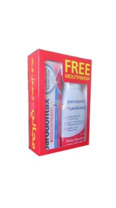 Picture of TOOTHPASTE 75ML extra fresh complete protection + PARODONTAX MOUTHWASH 300ML free