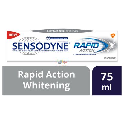 Picture of Sensodyne Rapid Action with Whitening Toothpaste 75ml