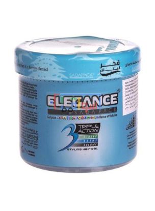 Picture of Elegance Triple Action Hair Styling Gel Blue , 1000 ml