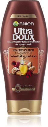 Picture of Garnier Ultra Doux Hammam Zeit Infused Conditioner with Healing Castor & Almond Oils, 400ml