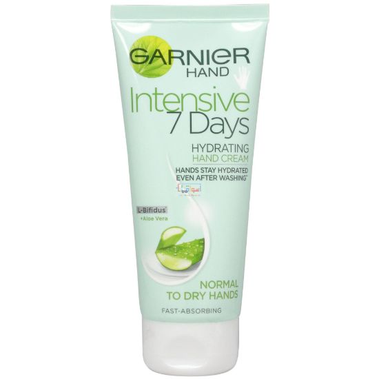 Picture of Garnier Intensive 7 Days Aloe Vera Hand Cream Normal Skin 100ml