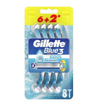 Picture of GILLETTE BLUE 3 cool 6+2 free