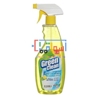 Picture of Al Emlaq Green Clean Multi-Purpose Effective Glass Cleaner Lemon - 690 ml