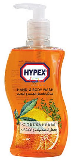 Picture of Hypex  Hand and Body Wash  Citrus & Herbs 500 ml