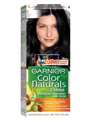Picture of  GARNIER Color Naturals creme nouorishing Permanent Hair black noir Color 1
