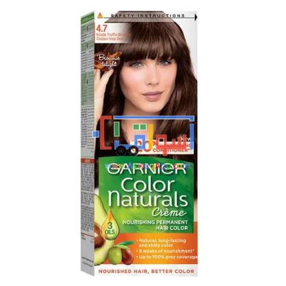 Picture of  GARNIER Color Naturals creme nouorishing Permanent Hair  Froste Truffle brown  Color 4.7