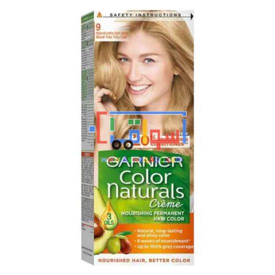 Picture of  GARNIER Color Naturals creme nouorishing Permanent Hair  Natural extra light blond  Color 9