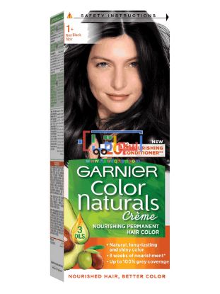 Picture of  GARNIER Color Naturals creme nouorishing Permanent Hair  dark black  Color +1