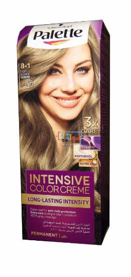 Picture of Schwarzkopf Palette Intensive Color Cream 8-1 Light Blond GENDRE