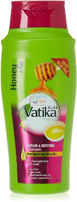 Picture of Vatika Shampoo; Repair & Restore; Enriched with Honey and Egg; 1000 ml