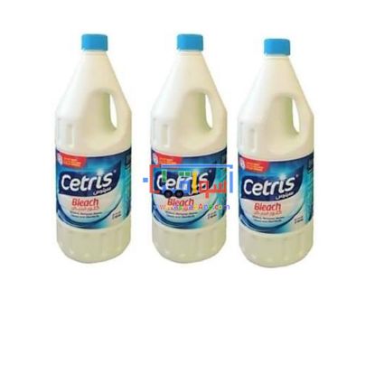 Picture of cetris chlorine bleach 1 liter, 3 packs