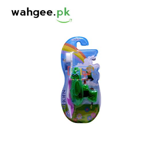 صورة شوفن فرشاة أسنان للأطفال  مع لعبة عالية الجودة - فرشاة ناعمة