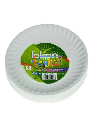 Picture of Falcon Disposable Plates White 9 inch