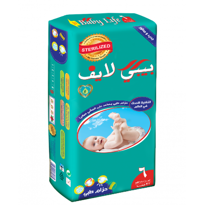 Picture of Baby Life Diapers XXL Size 6, +18 Kg , 32 Diaper