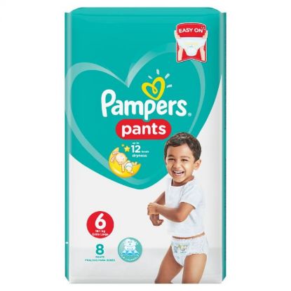Picture of Pampers Pants Diapers, Size 6, Mini, 8 Count