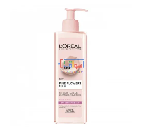 Picture of L'oreal Paris Skin Expert Fine Flowers Cleansing Milk for Dry & Sensitive Skin 400ml