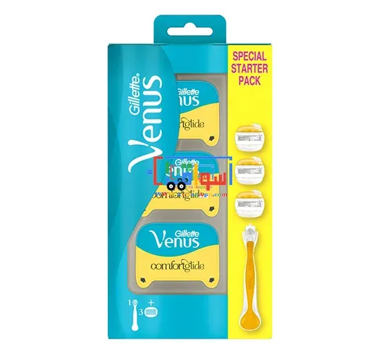 Picture of Gillette Venus Comfortglide With Olay 2 in 1 Women's Razor Plus 2 Blade Refills with Shaving Gel Bars