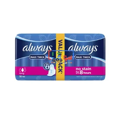 Picture of Always - Maxi Thick Long 18 Pads up to 8 Hours