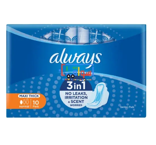 Picture of Always - Maxi Thick Long 10 Pads up to 8 Hours