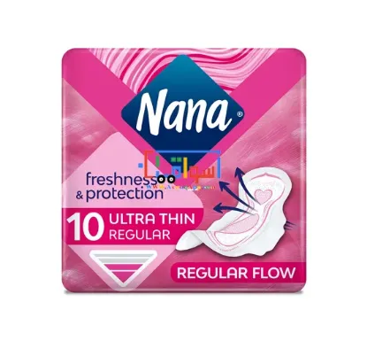 Picture of Nana Ultra Normal Sanitary Pads With Wings, 10 Count