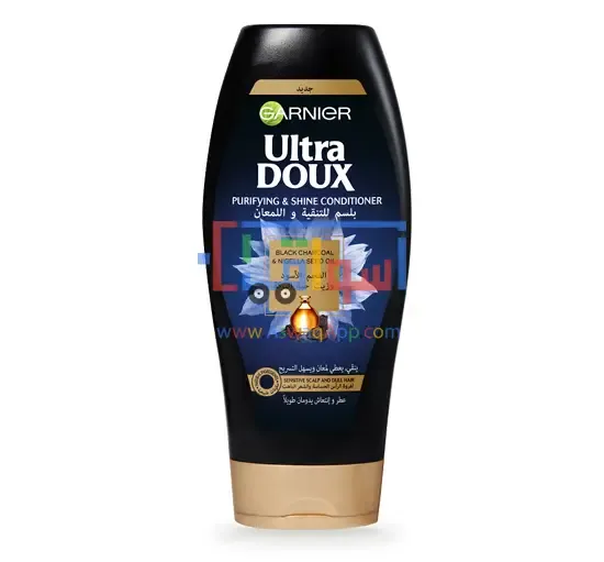 Picture of Garnier Ultra Doux Black Charcoal Conditioner 400 ml