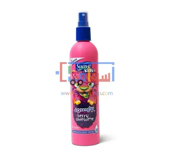 Picture of Suave Kids Detangler Spray For Tear-Free Styling, Berry Awesome Dermatologist-Tested Hair Detangler 