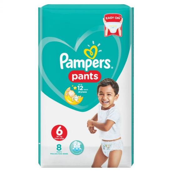 0006888 pampers pants no6 contine 8 pants 2 550
