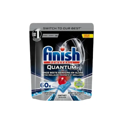 Picture of Finish Quantum Ultimate Dishwasher Tablets 60 Pcs
